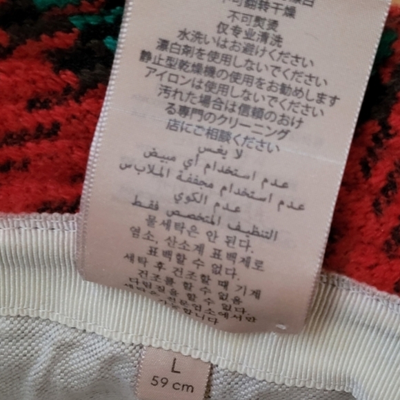 GUCCI TWEED WOOL HOUNDSTOOTH LOGO GG BUCKET FEDORA HAT - Picture 12 of 12